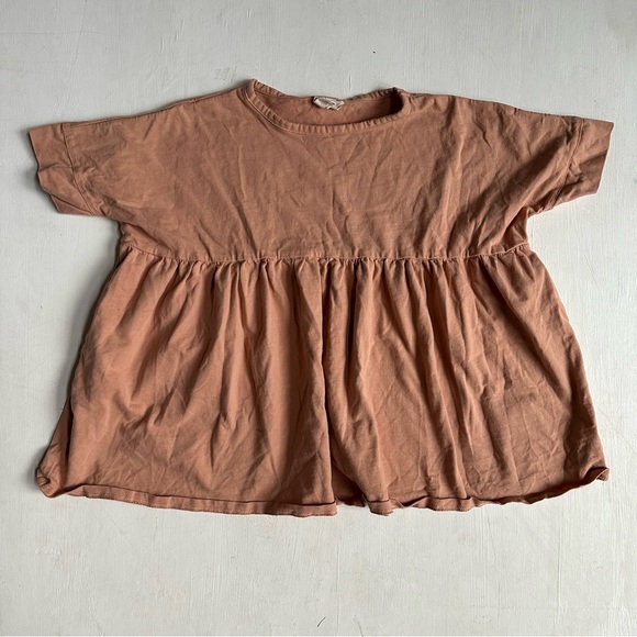 Gray Label Loose Fit Dress in Rustic Clay 1-2 Years - Picture 2 of 8